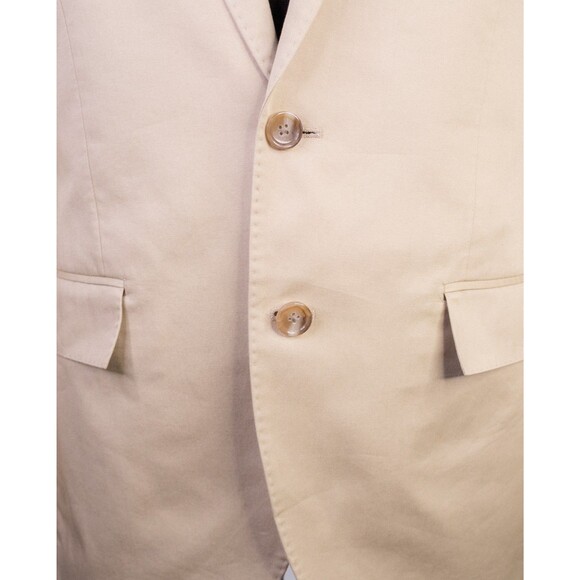 J Crew Blazer Tan Khaki Ludlow Suit Jacket Woven Italy Mens 38S Wool Sport Coat - Picture 3 of 14